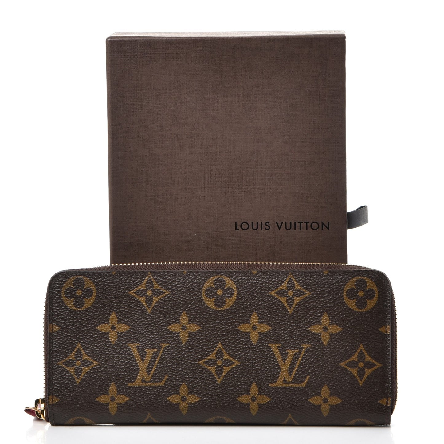 Monogram Clemence Wallet Fuchsia