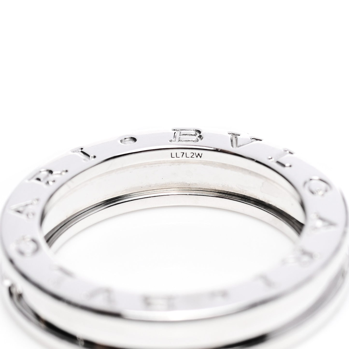 18K White Gold B.Zero1 One-Band Ring 51 5.75