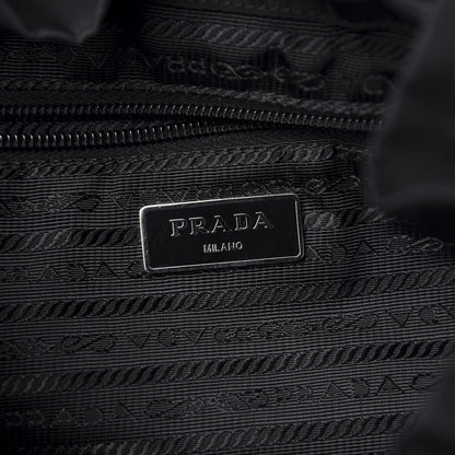 Prada Nylon Vela Medium Backpack Black 7 of 9