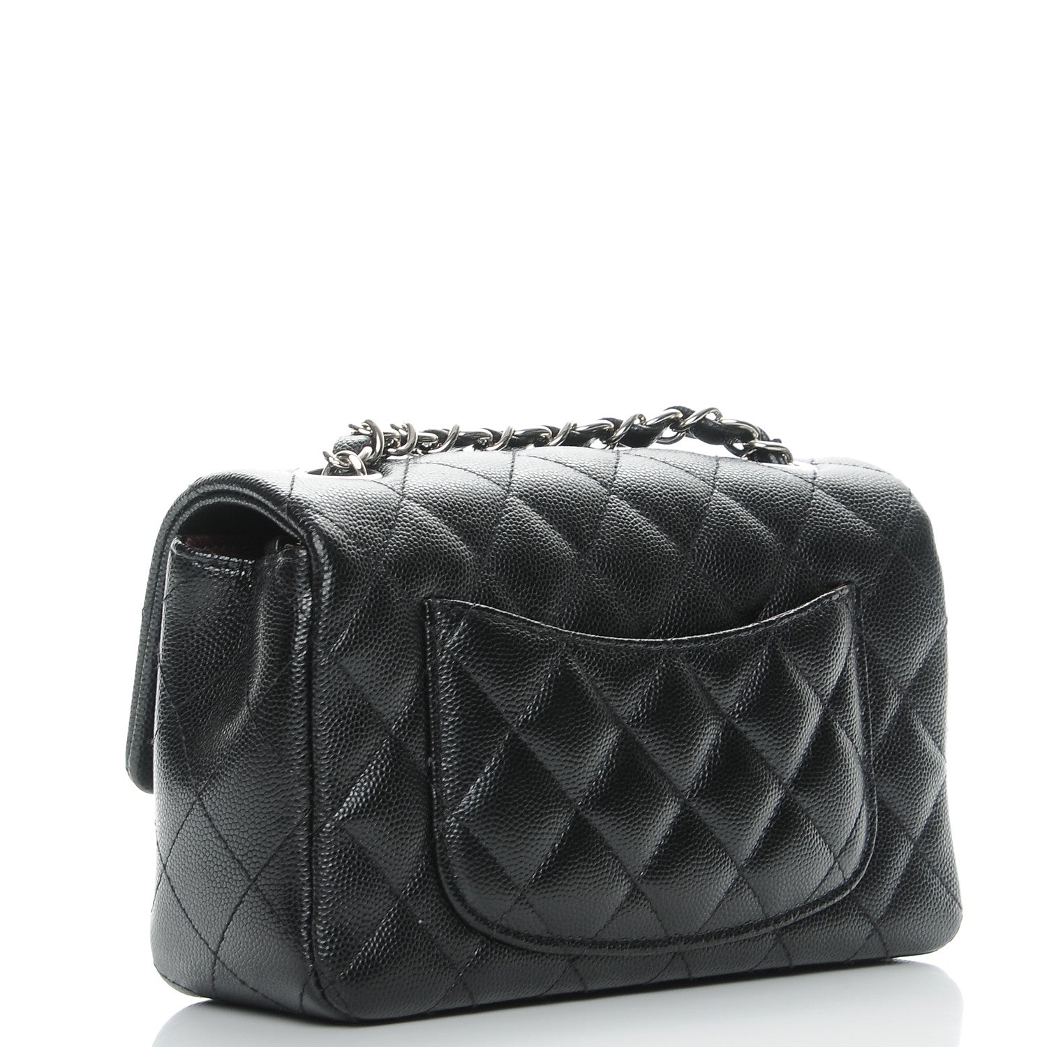 Chanel Caviar Quilted Mini Rectangular Flap Black 3 of 8