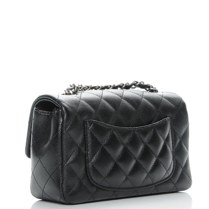 Chanel Caviar Quilted Mini Rectangular Flap Black 3 of 8