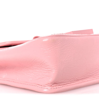 MCM Crash Calf Quilted Mini Travia Shoulder Bag Pink 9 of 13