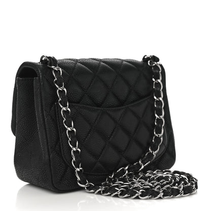 Chanel Iridescent Caviar Quilted Mini Square Flap Black 2 of 11