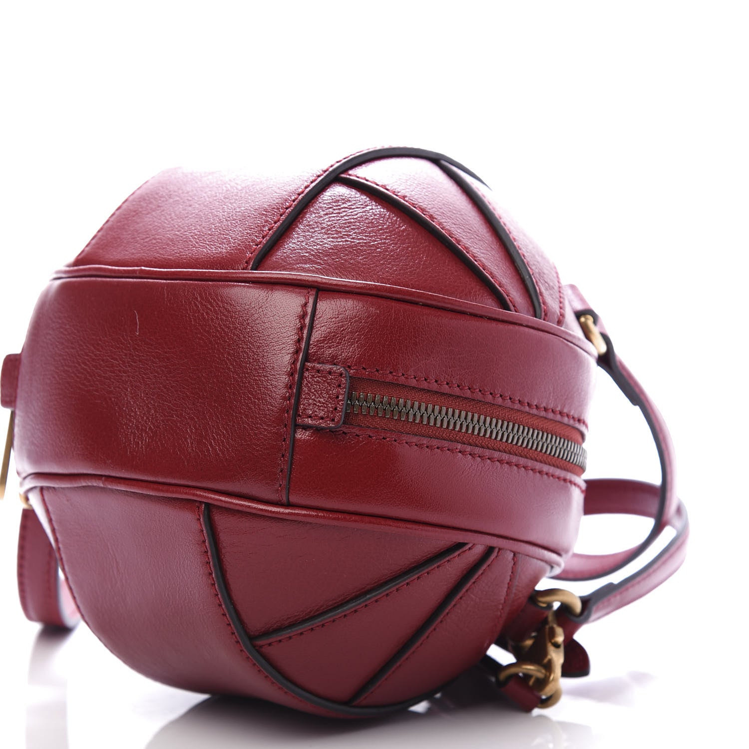Gucci Piuma Lux Energy Mini Tifosa Basketball Shaped Shoulder Bag Romantic Cerise 11 of 12