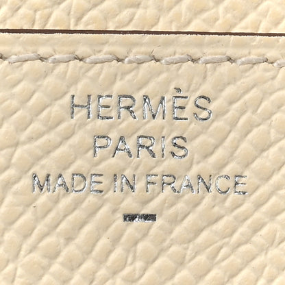Hermes Epsom Lizard Constance Wallet To Go Nata 6 of 8