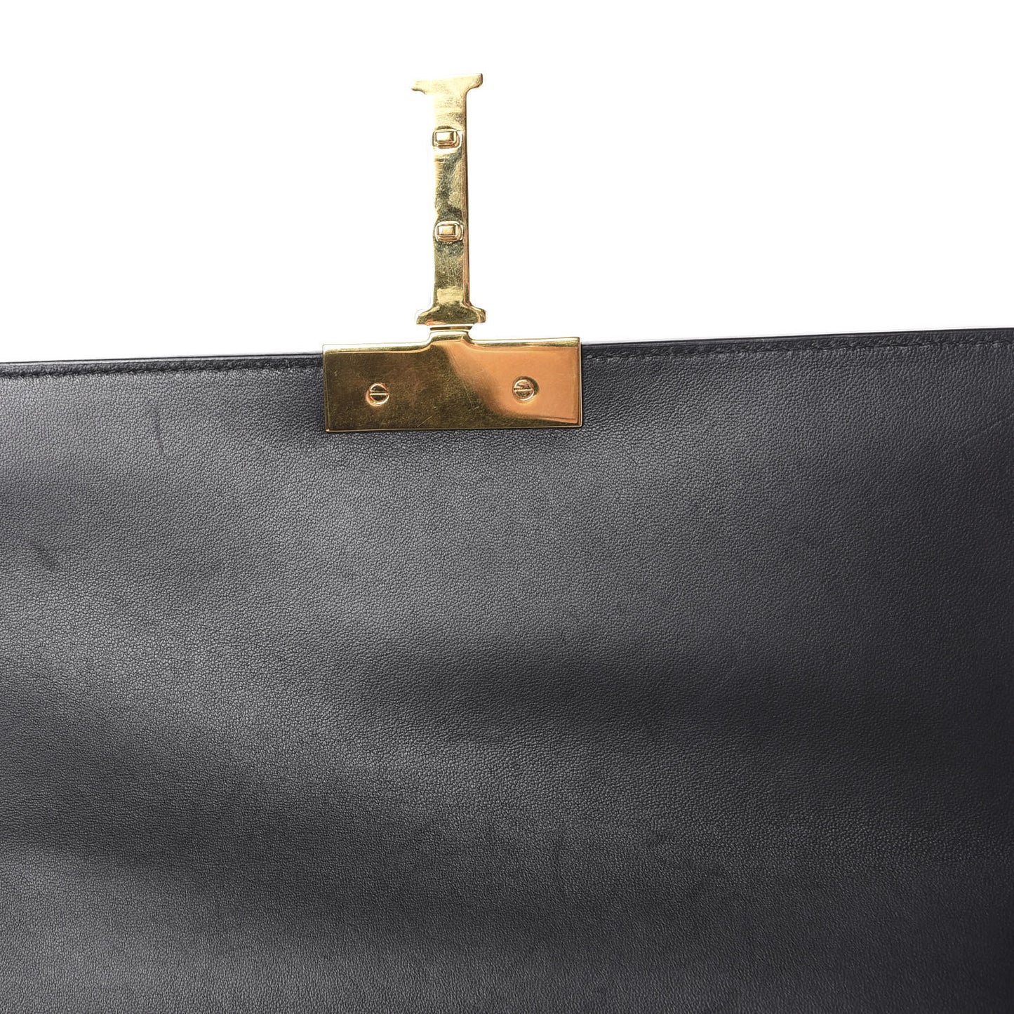 Smooth Calfskin 30 Montaigne Flap Bag Black