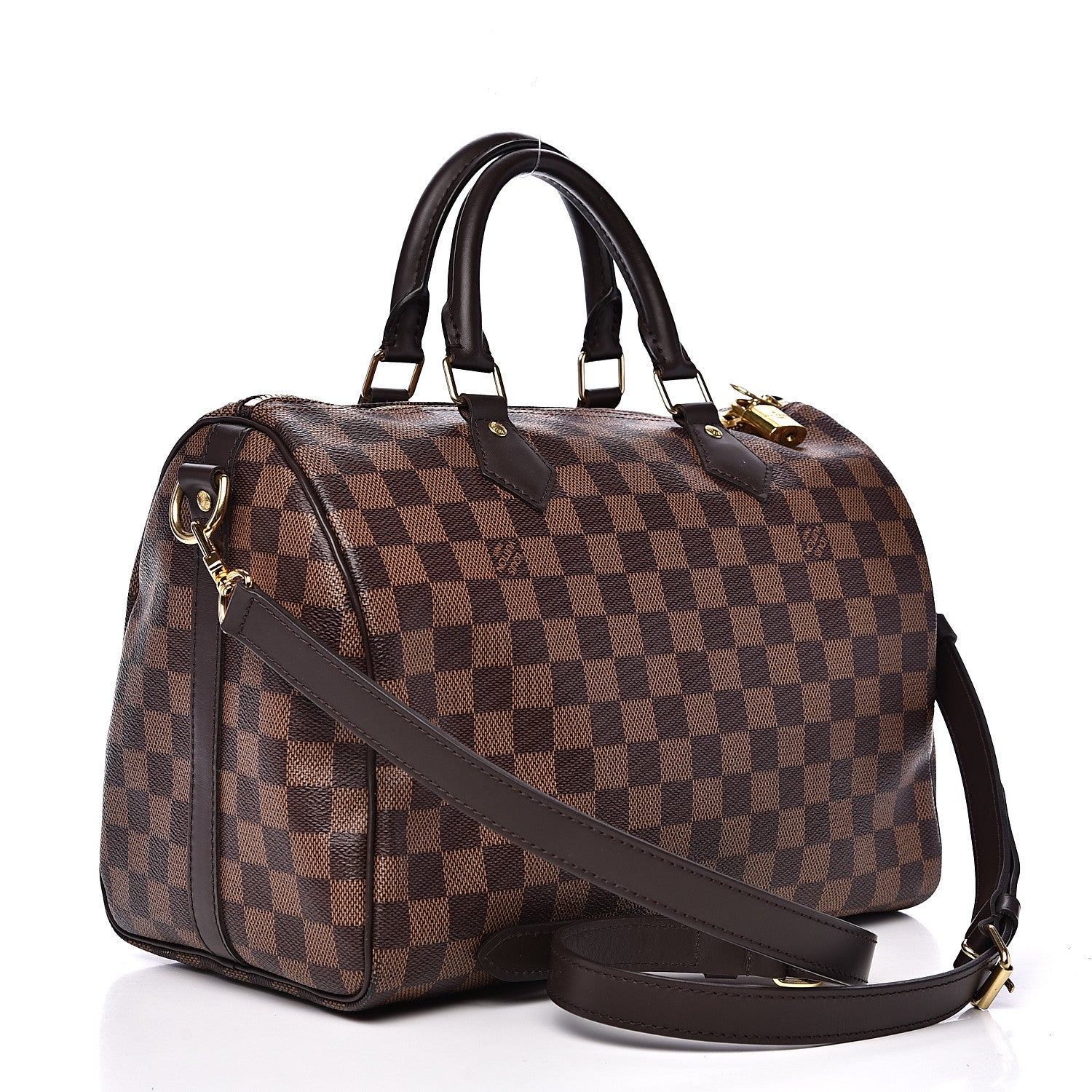 Louis Vuitton Damier Ebene Speedy Bandouliere 30 2 of 10