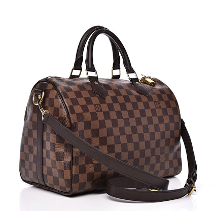 Louis Vuitton Damier Ebene Speedy Bandouliere 30 2 of 10
