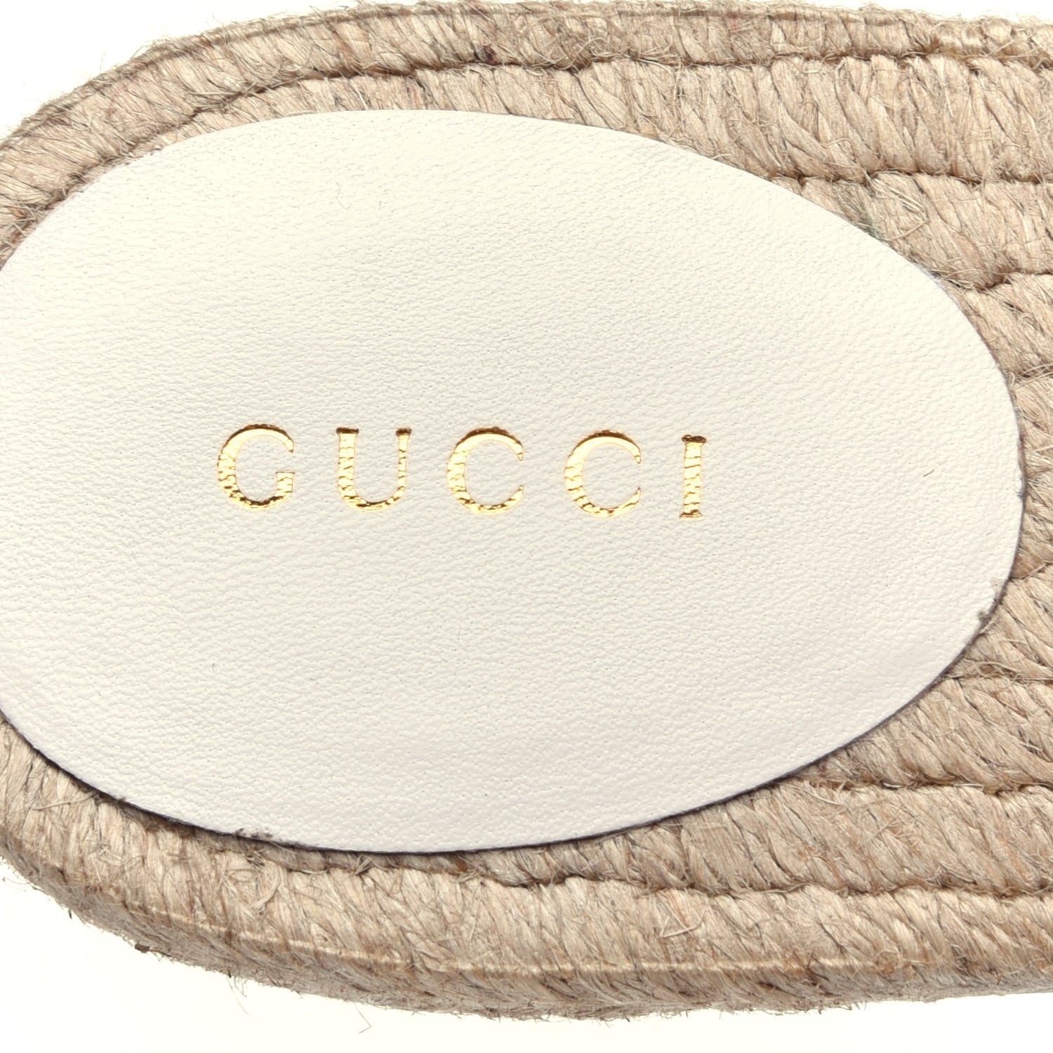 Gucci Nappa Matelasse GG Marmont Espadrille Slippers 38 Great White 6 of 10