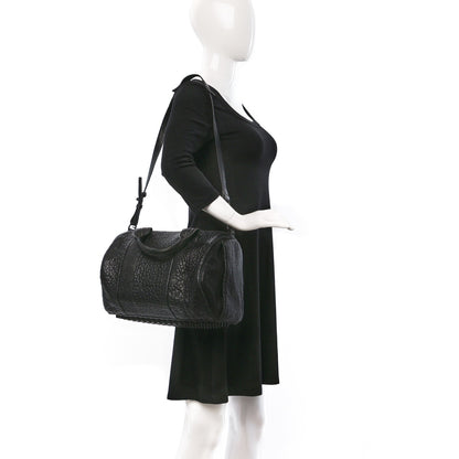 Alexander Wang Pebbled Lambskin Rockie Black Matte Black Hardware 2 of 9