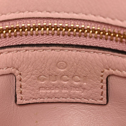 Gucci Roxy Calfskin Blondie Chain Shoulder Flap Bag Powder Pink 6 of 9