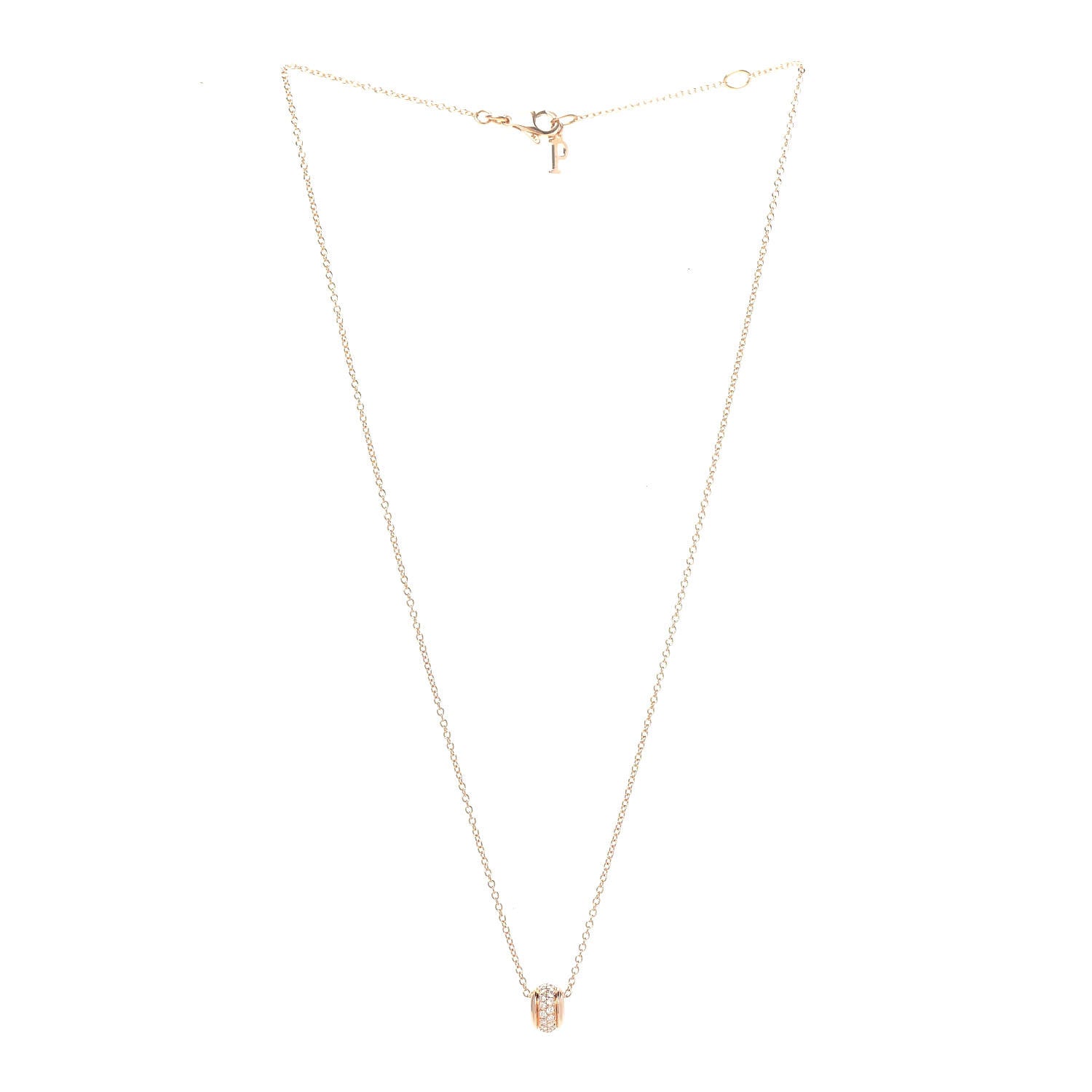 Piaget 18K Rose Gold Diamond Possession Pendant Necklace 3 of 6