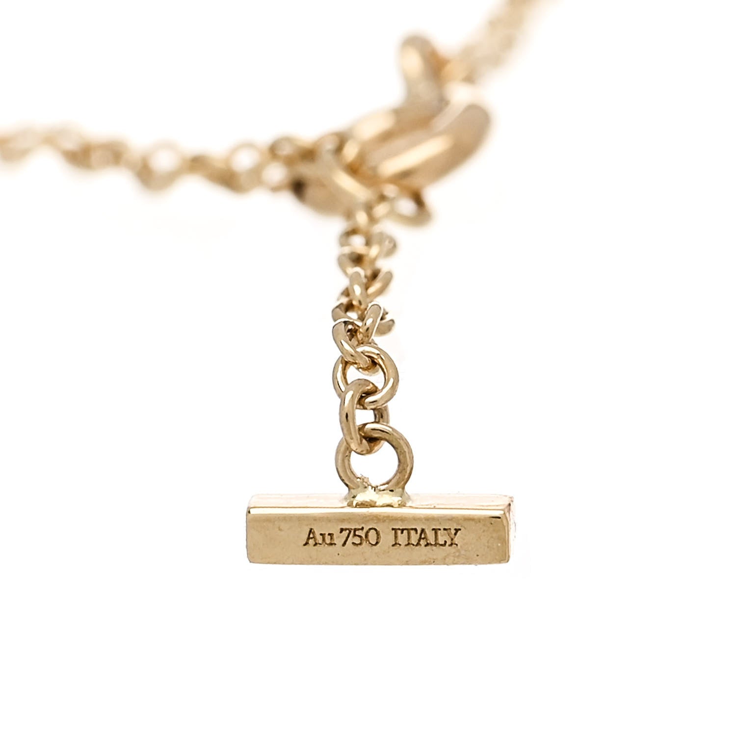 Tiffany 18K Yellow Gold T Smile Bracelet 4 of 4