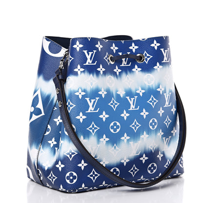 Louis Vuitton Monogram Escale Neonoe MM Blue 2 of 9