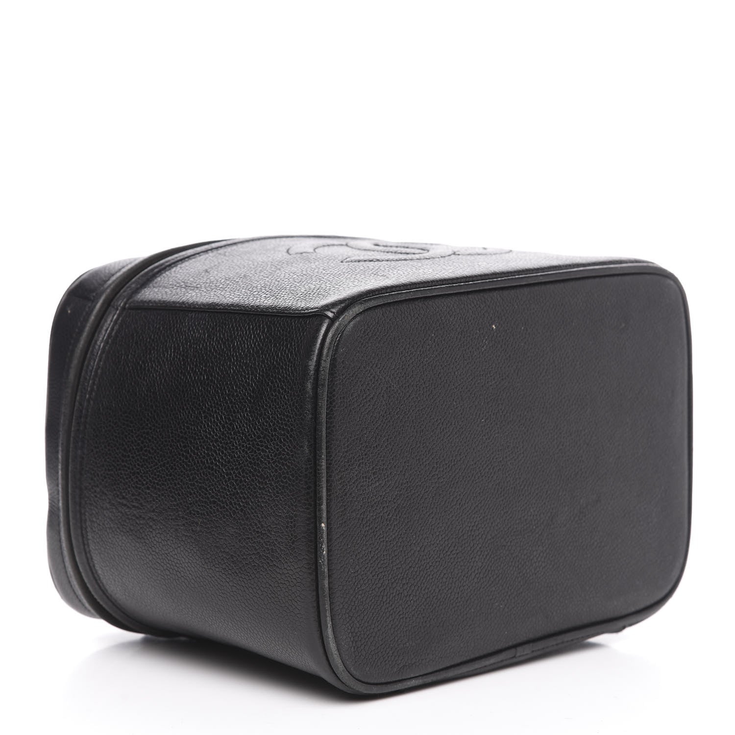 Chanel Caviar CC Vanity Train Case Black 4 of 18