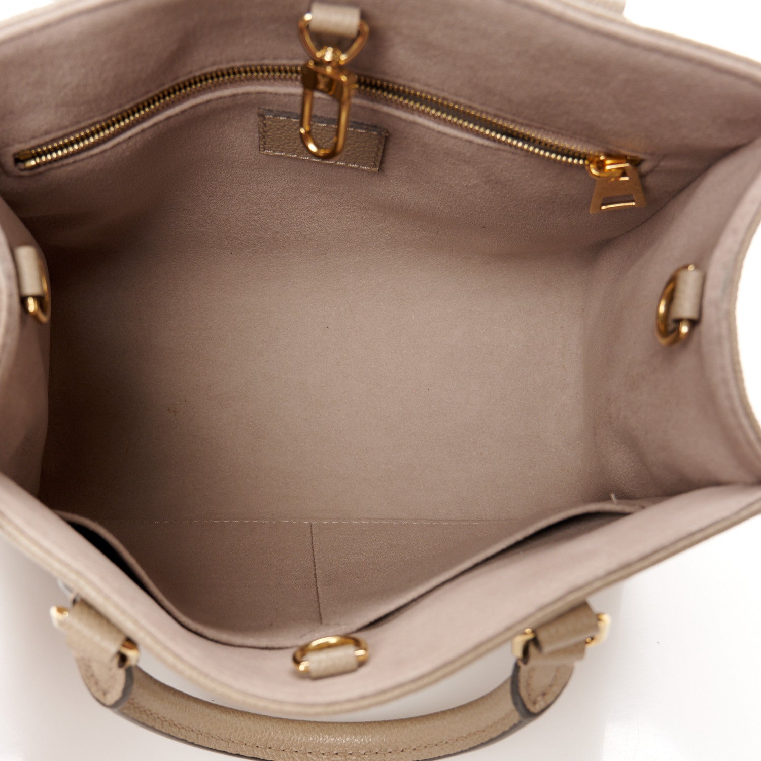 Louis Vuitton Empreinte Monogram Giant Onthego PM Tourterelle Creme 5 of 9