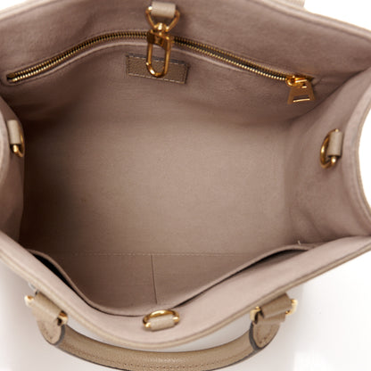 Louis Vuitton Empreinte Monogram Giant Onthego PM Tourterelle Creme 5 of 9