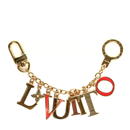 Louis Vuitton LV Tag Bag Charm Gold 1 of 6