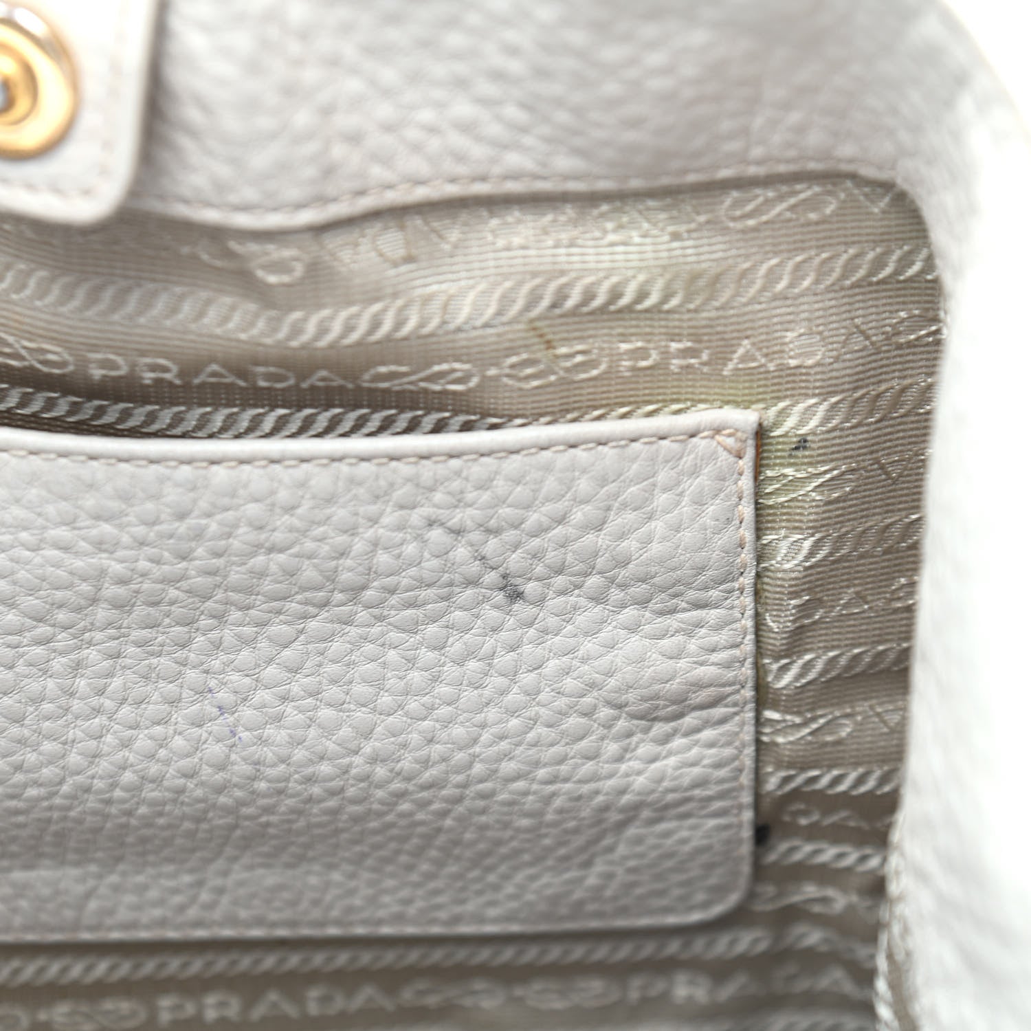 Prada Vitello Daino Shopping Tote Sabbia 12 of 19