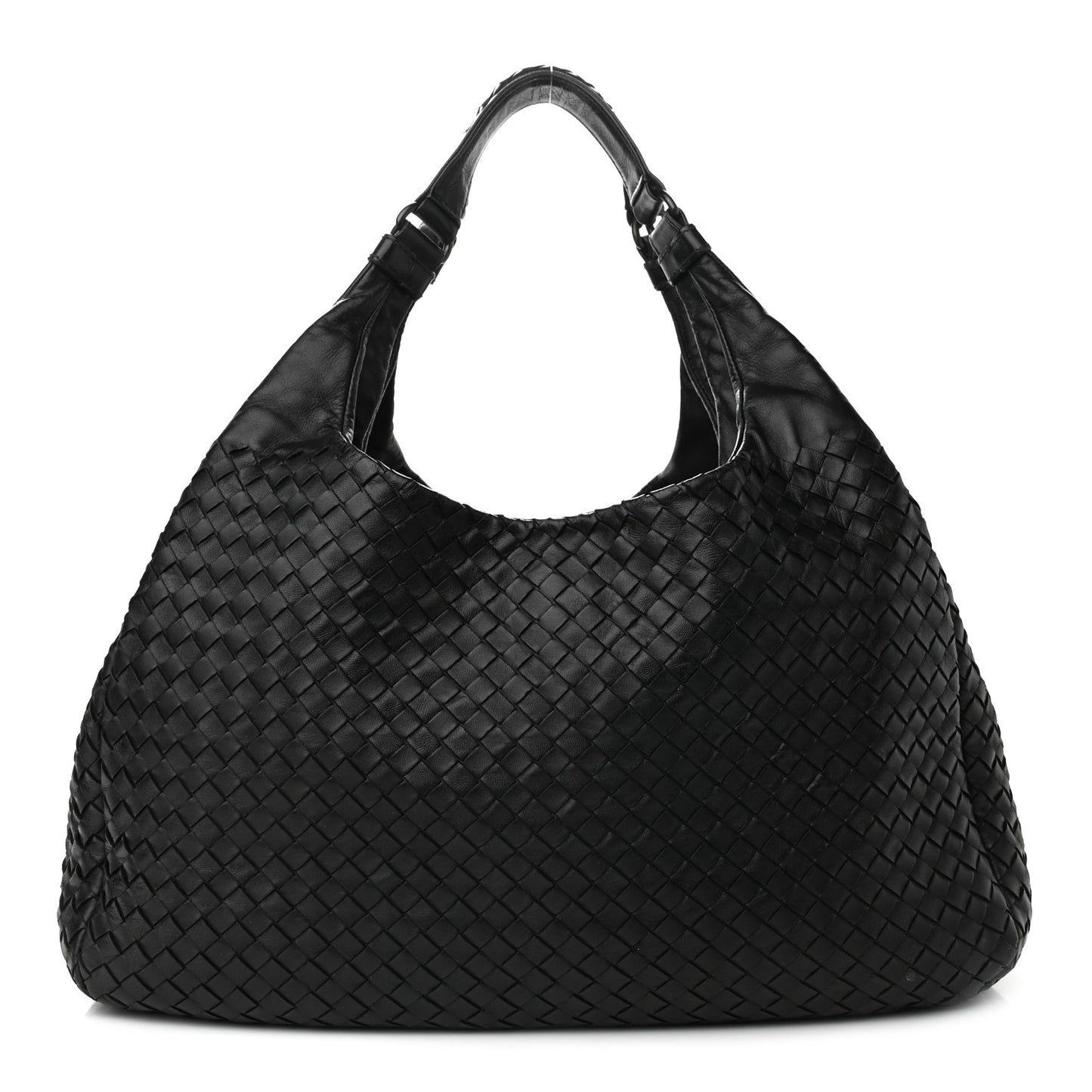 Nappa Intrecciato Large Campana Black