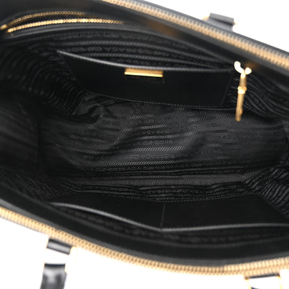 Prada Saffiano Medium Galleria Double Zip Tote Black 5 of 12