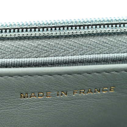 Chanel Caviar Quilted Wallet on Chain WOC Light Blue 7 of 11