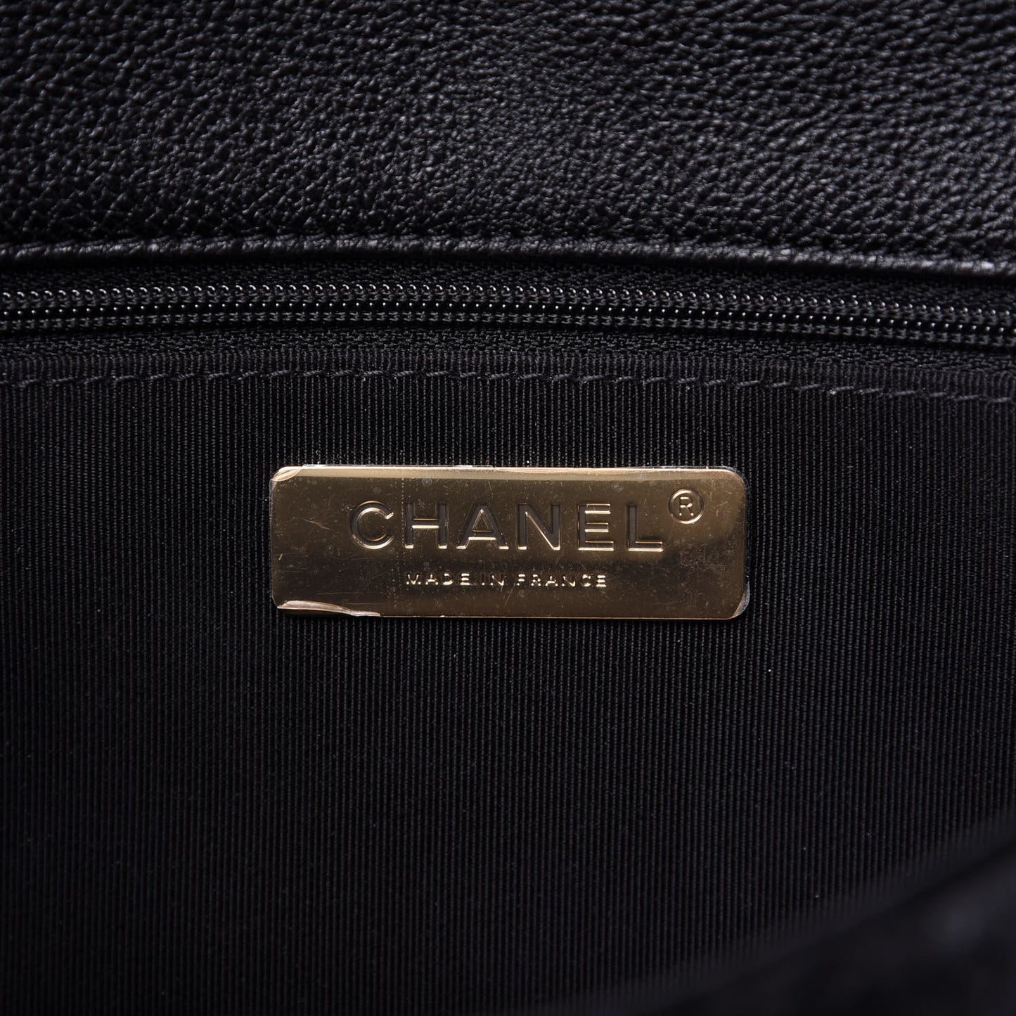 Calfskin Crochet Medium Chanel 19 Flap Black