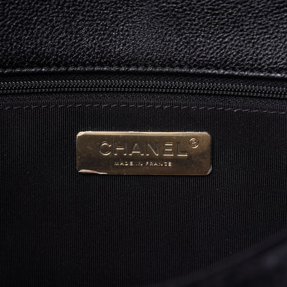 Chanel Calfskin Crochet Medium Chanel 19 Flap Black 8 of 11