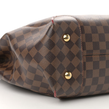 Louis Vuitton Damier Ebene Caissa Hobo Cherry 9 of 18