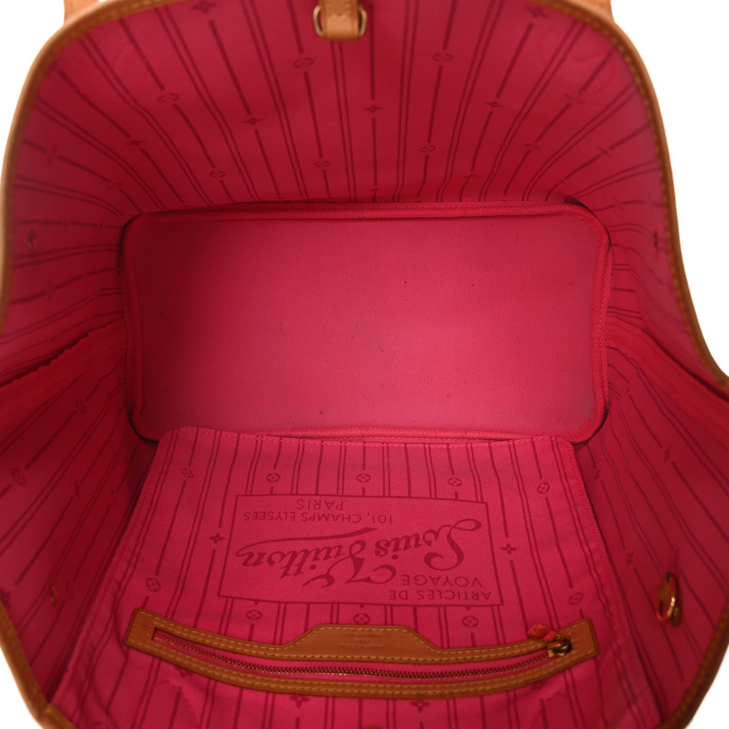 Louis Vuitton Monogram Roses Neverfull MM 5 of 17