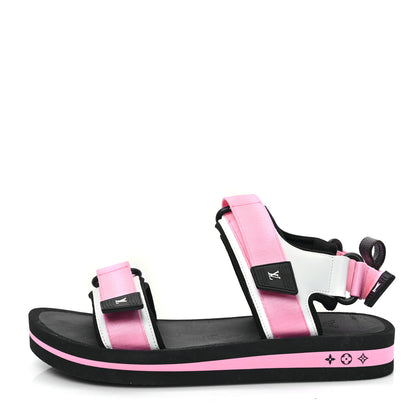 Louis Vuitton Monogram Flat Arcade Sandals 40 Pink 1 of 8