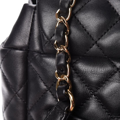 Chanel Lambskin Quilted Small Urban Spirit Backpack Black 15 of 16
