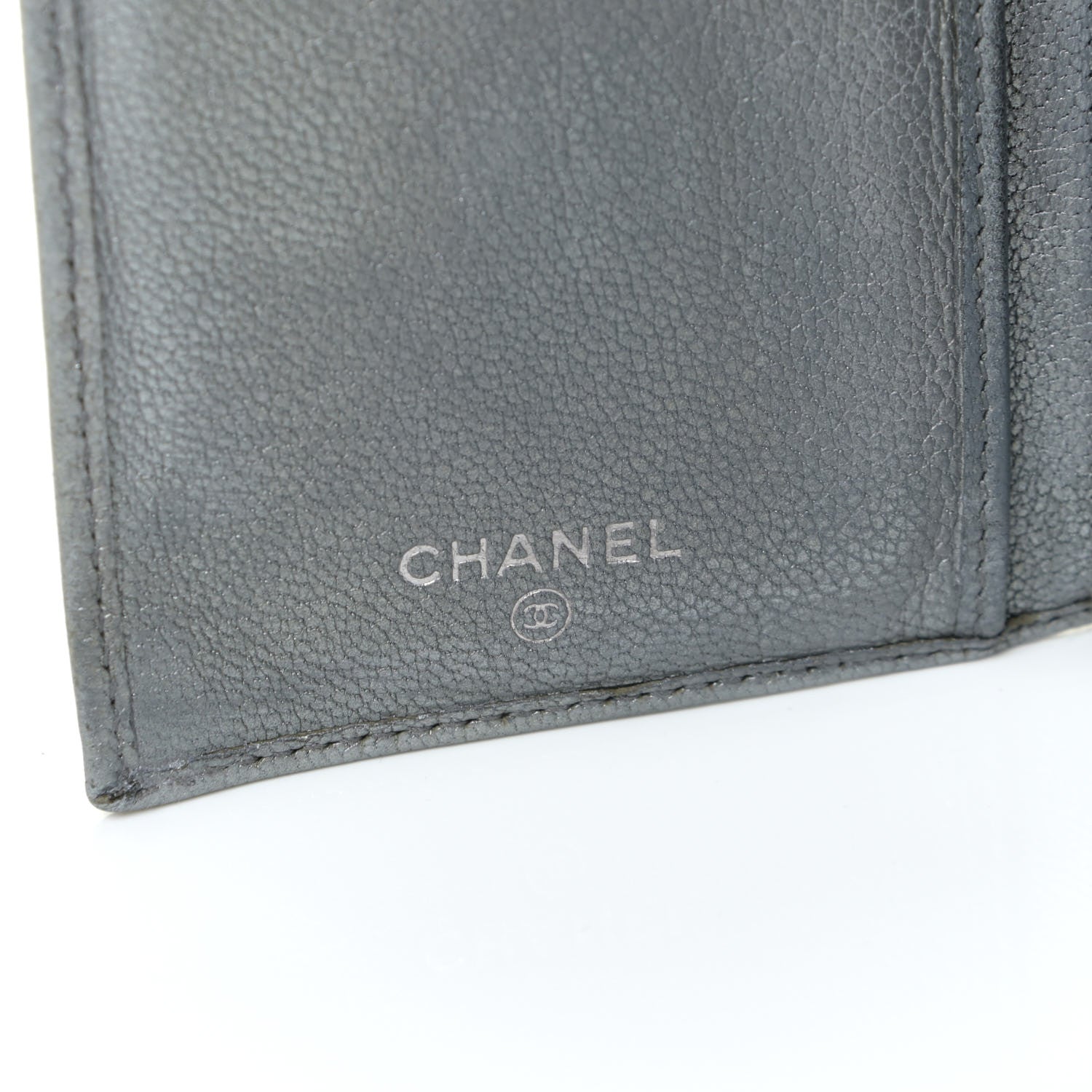 Chanel Metallic Goatskin Large Flap Wallet Silver 9 of 15