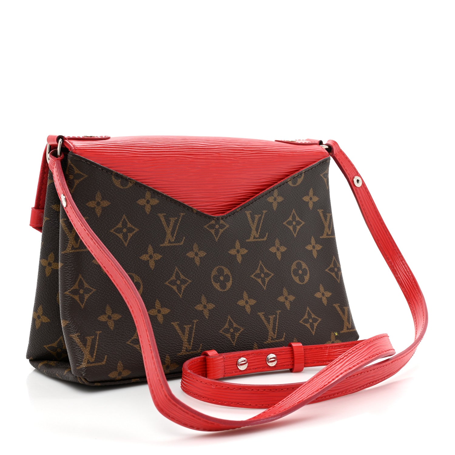Louis Vuitton Monogram Epi Saint Michel Coquelicot 3 of 13