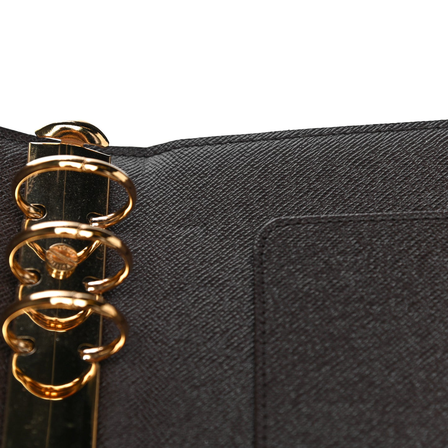 Damier Ebene Medium Ring Agenda Cover