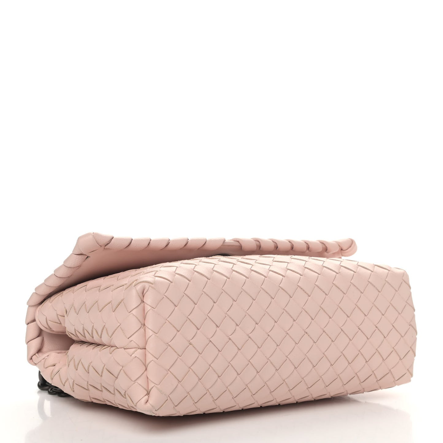 Nappa Intrecciato Baby Olimpia Shoulder Bag Petale