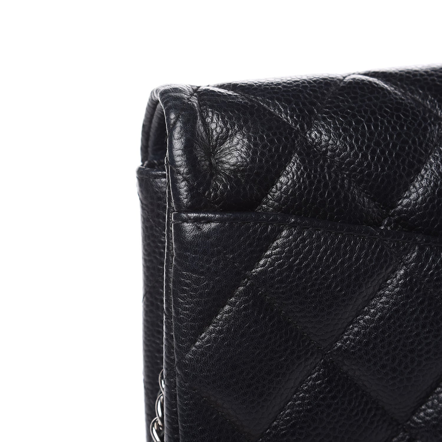 Chanel Caviar Quilted Clutch With Chain Flap Black 10 of 14