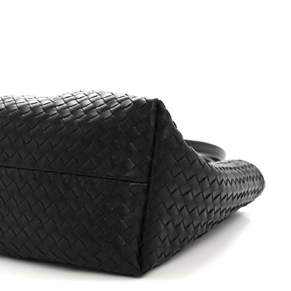 Bottega Veneta Calfskin Intrecciato Pinacoteca Reversible Tote Black Fondant 10 of 11