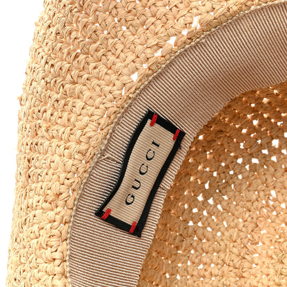 Gucci Straw Gucci Patch Hat XS 7 of 7