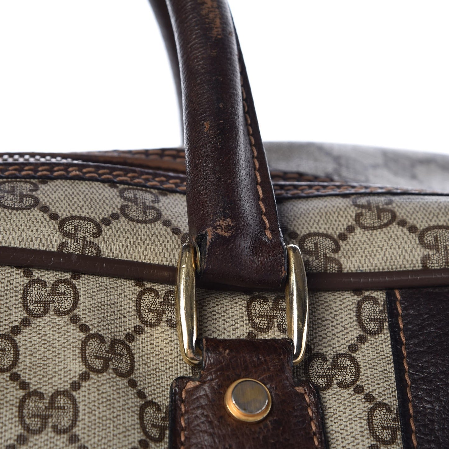 Monogram Joy Suitcase Luggage Brown