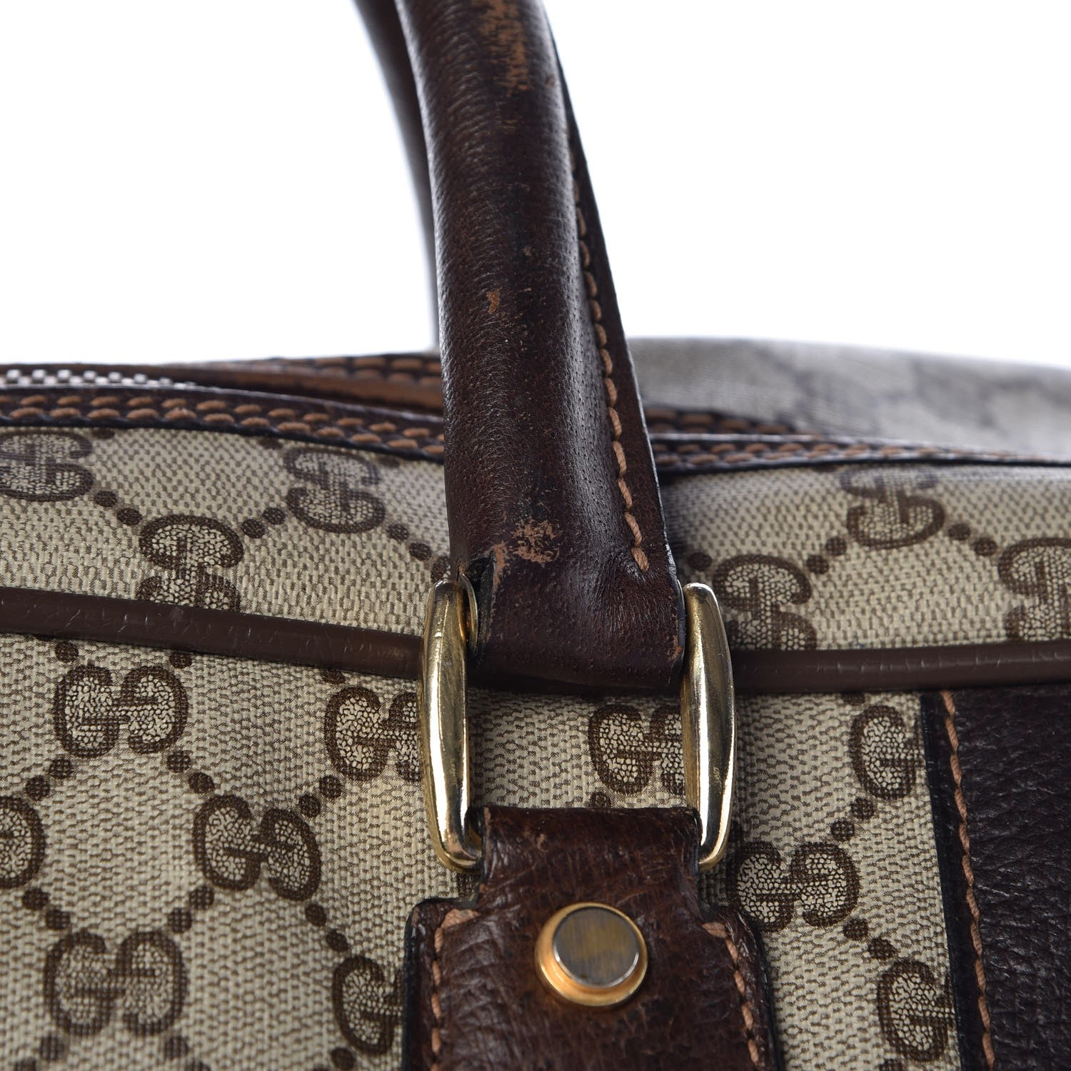 Gucci Monogram Joy Suitcase Luggage Brown 25 of 34