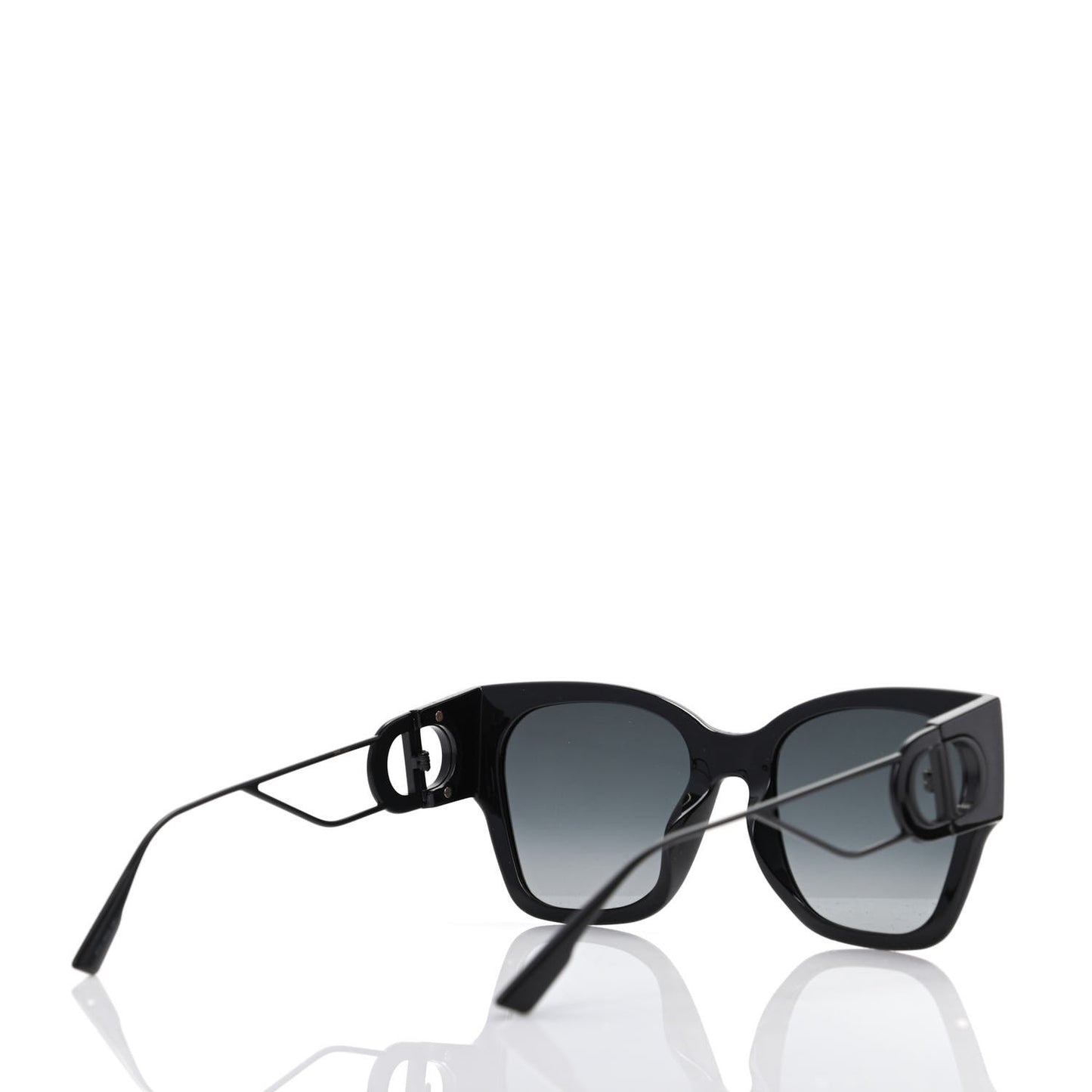 Rectangular 30 Montaigne 1 Sunglasses Black