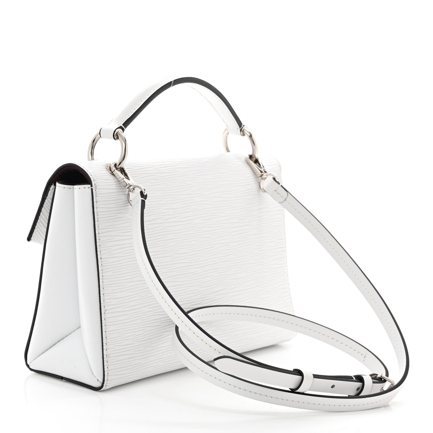 Louis Vuitton Epi Pochette Grenelle White 3 of 10