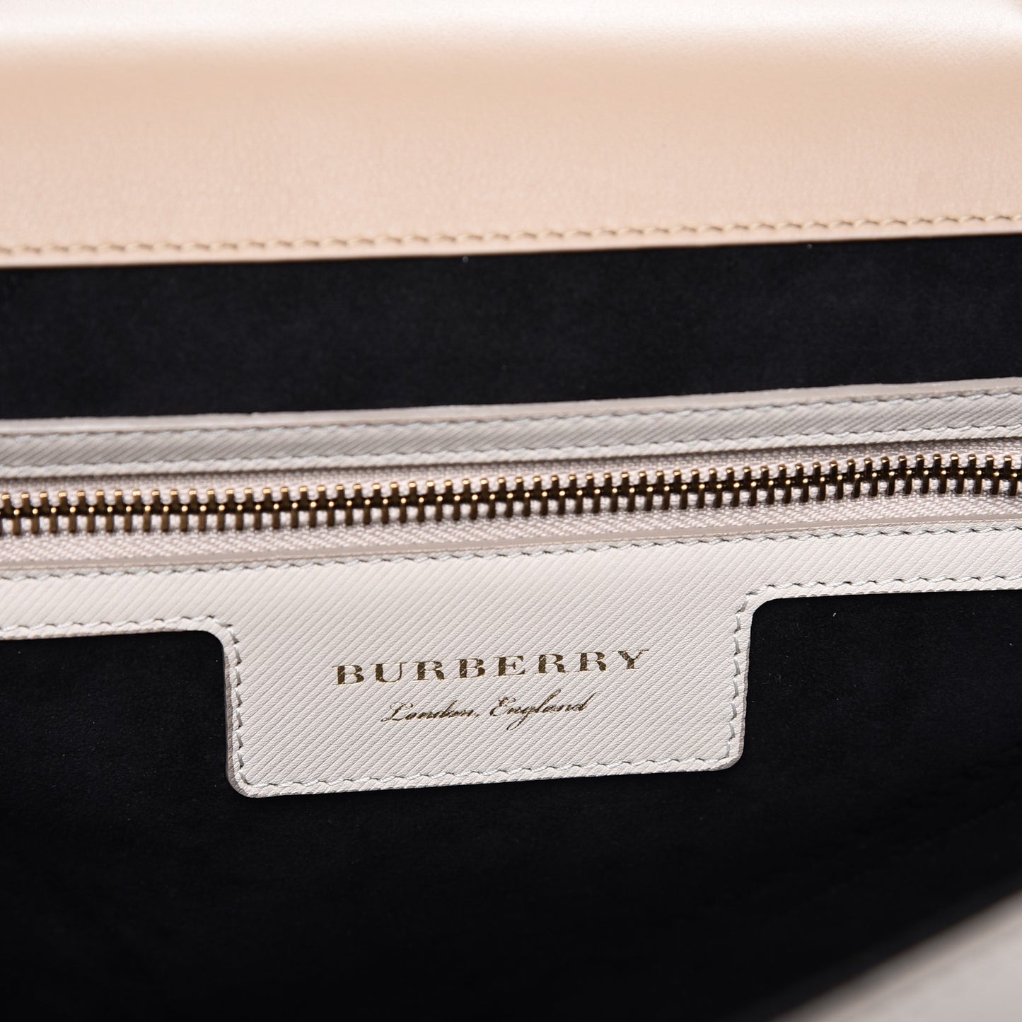 Trench Calfskin Medium DK88 Top Handle Bag Limestone Honey