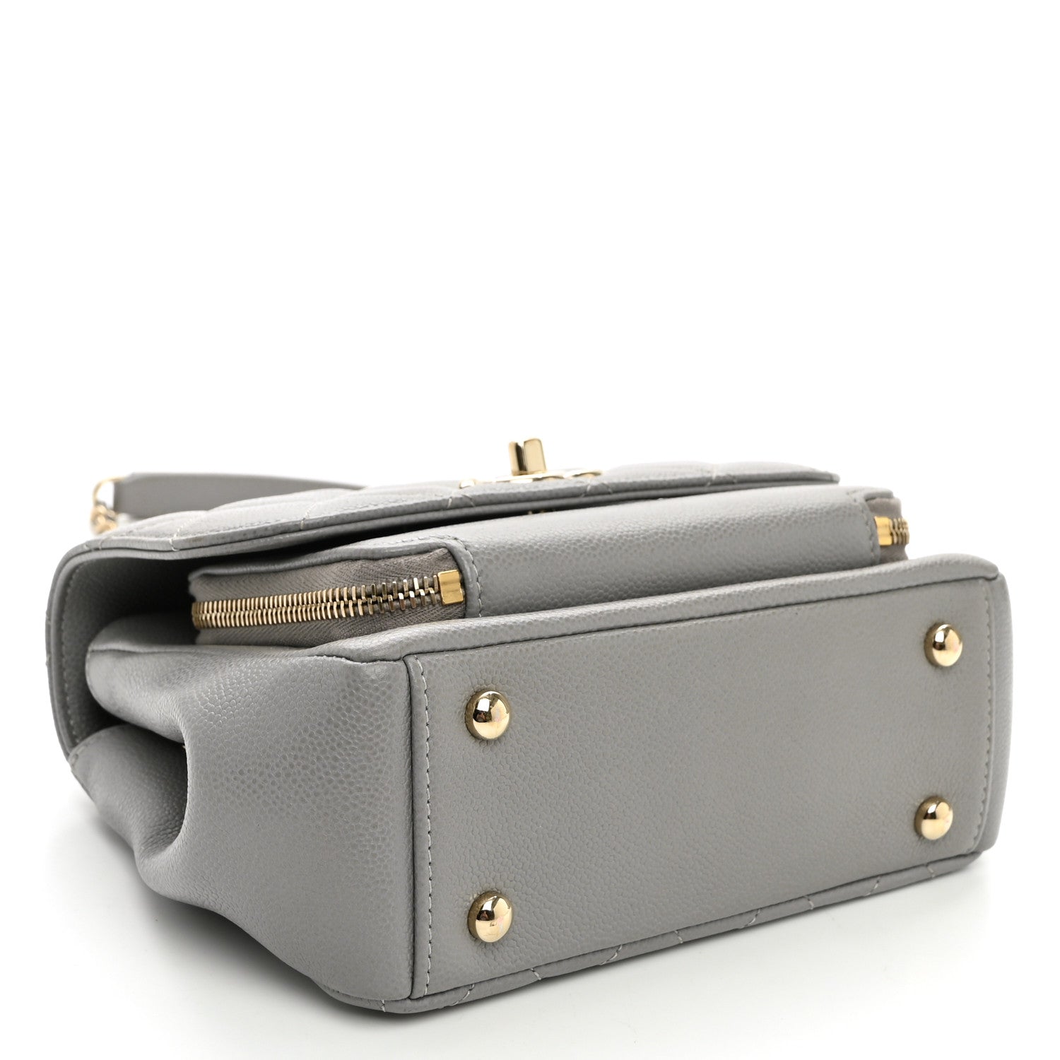 Chanel Caviar Quilted Small Business Affinity Flap Grey 3 of 9