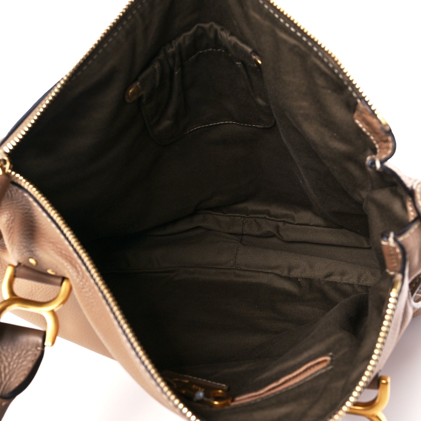 Calfskin Large Marcie Satchel Nut