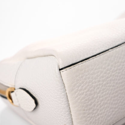 Prada Vitello Daino Cosmetic Pouch White 9 of 15