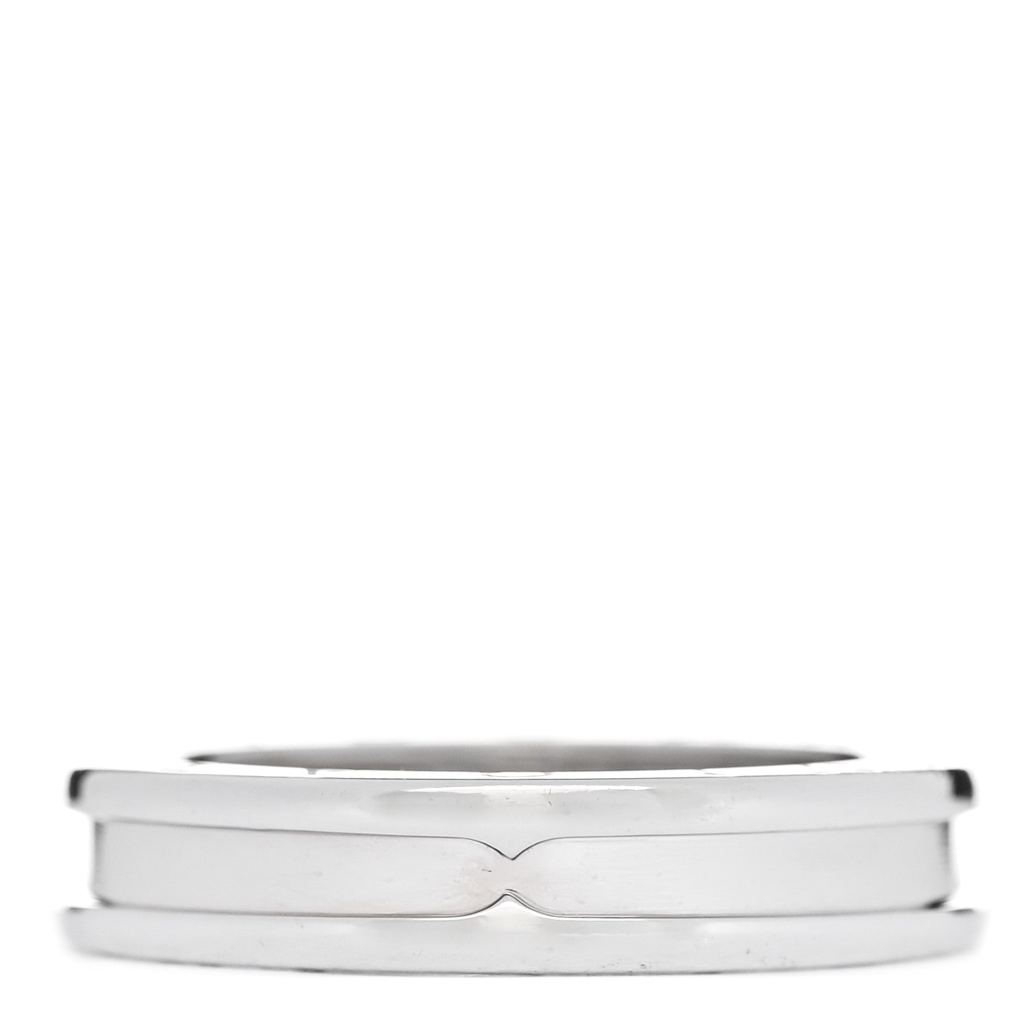Bulgari 18K White Gold B.Zero1 One-Band Ring 59 8.75 1 of 4