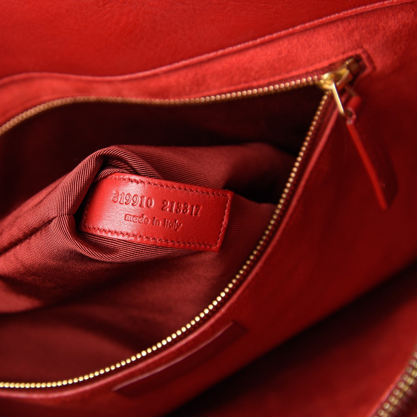 Calfskin Large Sac de Jour Carryall Rouge Orient