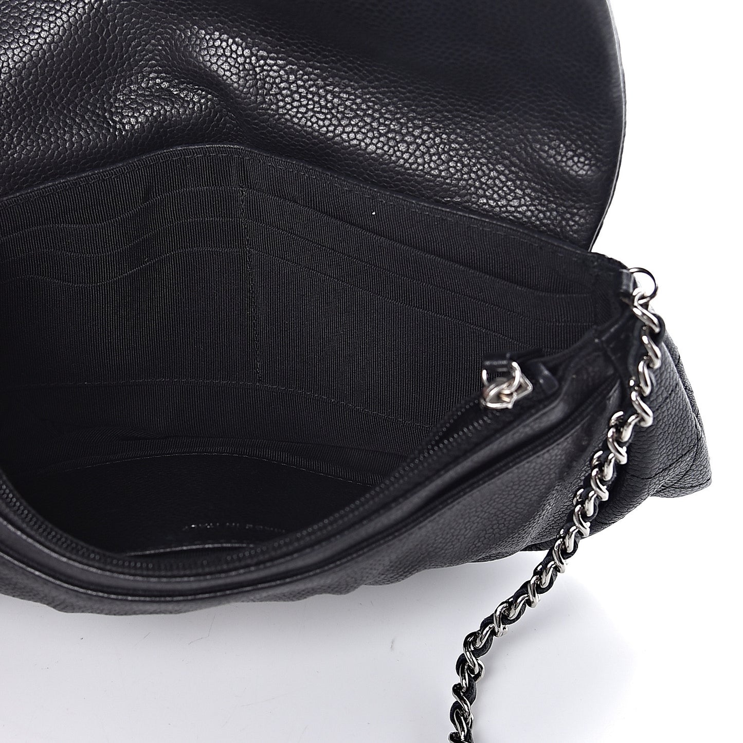 Caviar Half Moon Wallet On Chain WOC Black